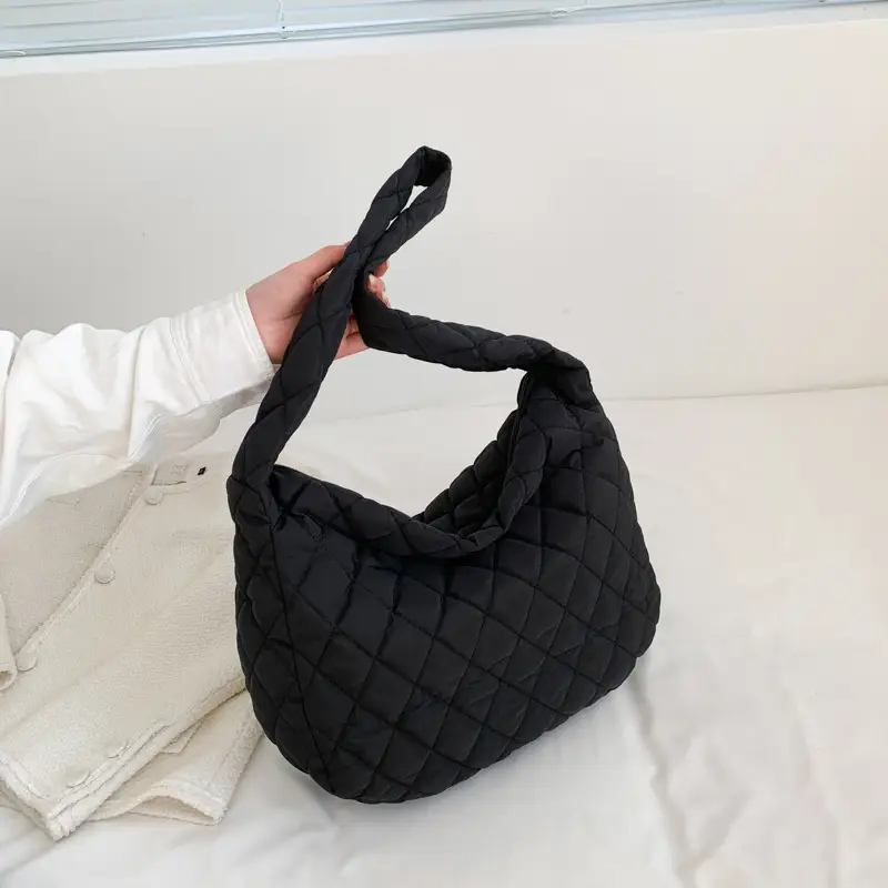 Pink Quilted Women's Tote Bag 2023 New - Image 2