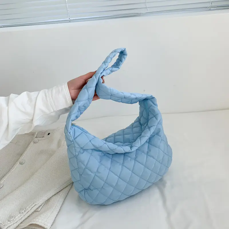 Pink Quilted Women's Tote Bag 2023 New - Image 3
