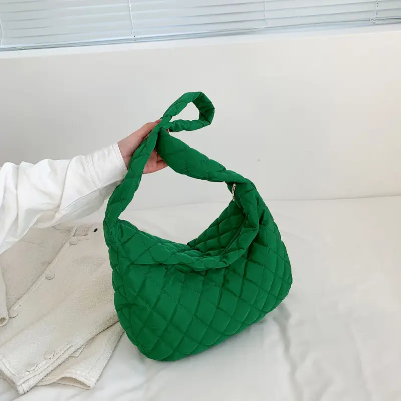 Pink Quilted Women's Tote Bag 2023 New - Image 4
