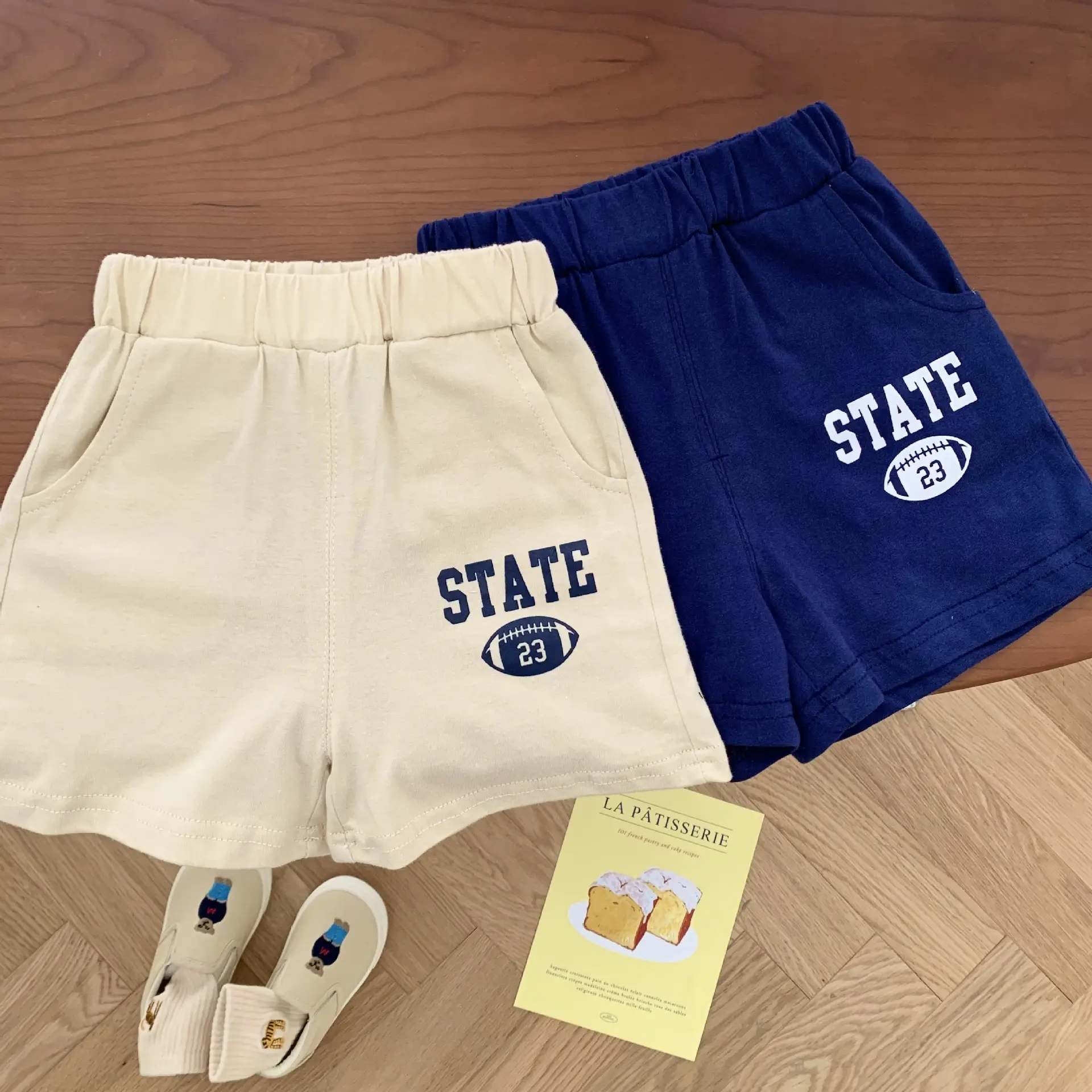 Children's State Logo Shorts Suit Summer Boys 0-6 - Image 5