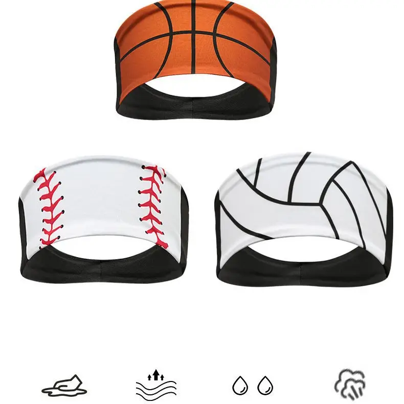 European Sports Hair Bands for Men Women Running Fitness - Image 15
