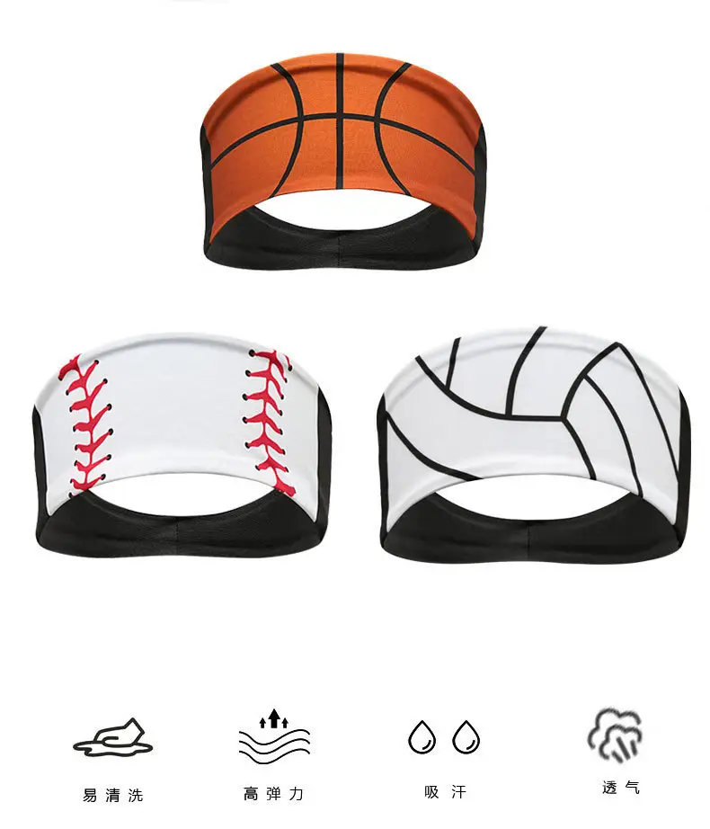 European Sports Hair Bands for Men Women Running Fitness — feature 1