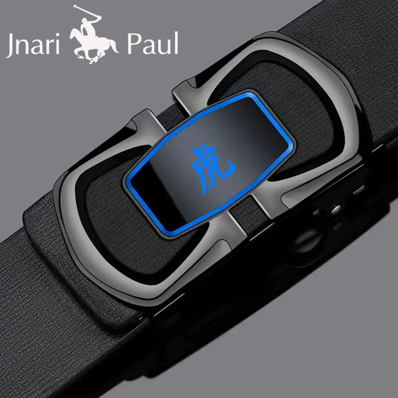 Men's Genuine Leather Zodiac Belt with Gold Plated Face - Image 15