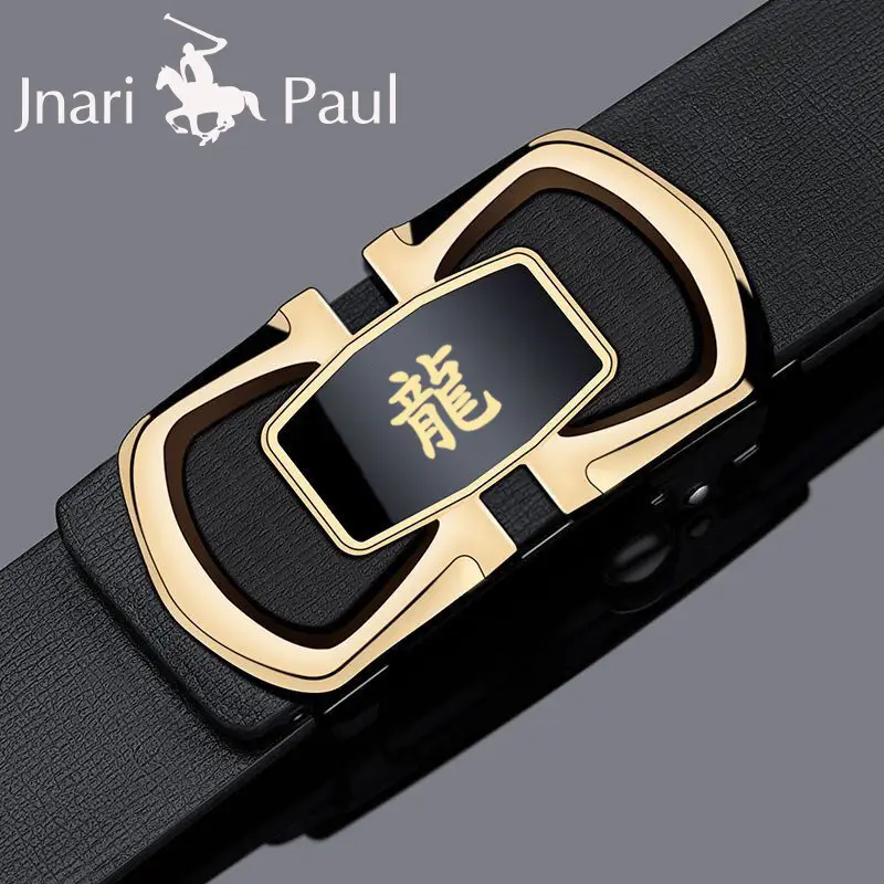 Men's Genuine Leather Zodiac Belt with Gold Plated Face - Image 5