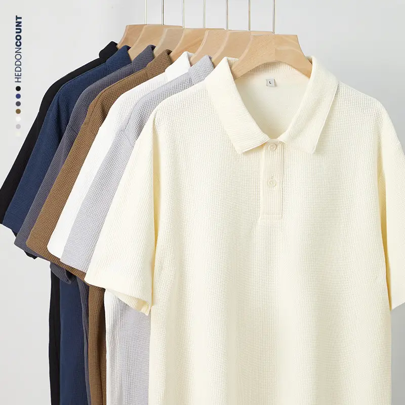 Dengjue Men's Brown Polo Shirt 2026 Summer - Image 10