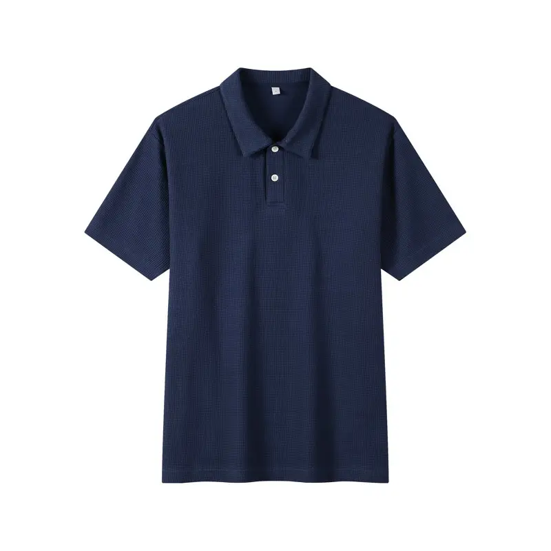 Dengjue Men's Brown Polo Shirt 2026 Summer - Image 2