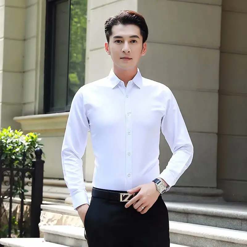 Pure White Long Sleeve Shirt