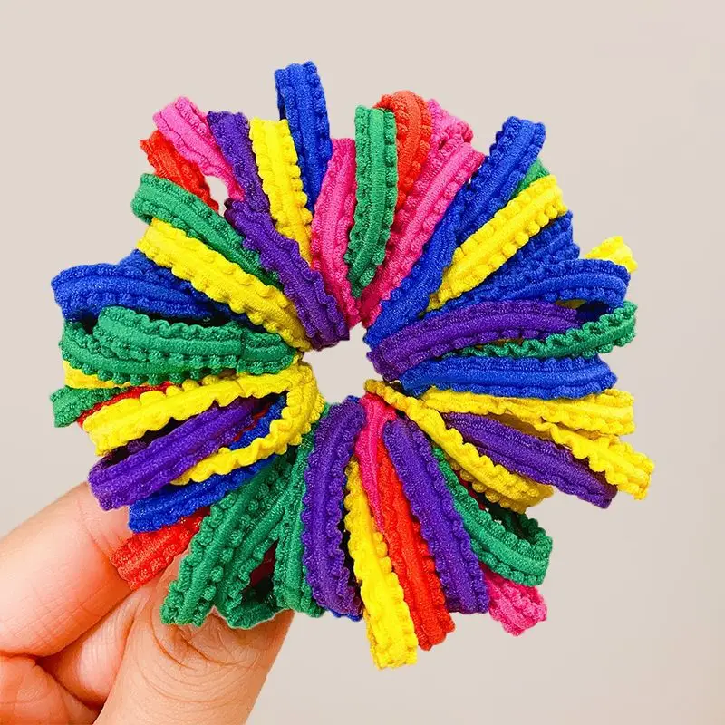 Children's Rainbow Hair Rope for Girls 50