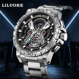 Liluoke Watch Box Black White Packaging Set — feature 5