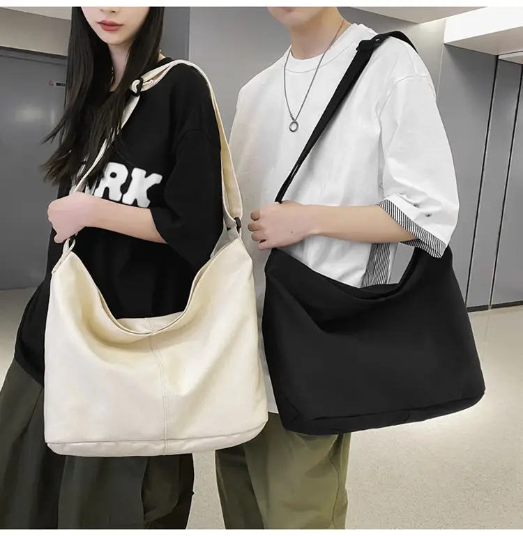 Green Canvas Crossbody Bag for Women College Student Large Capacity — feature 14
