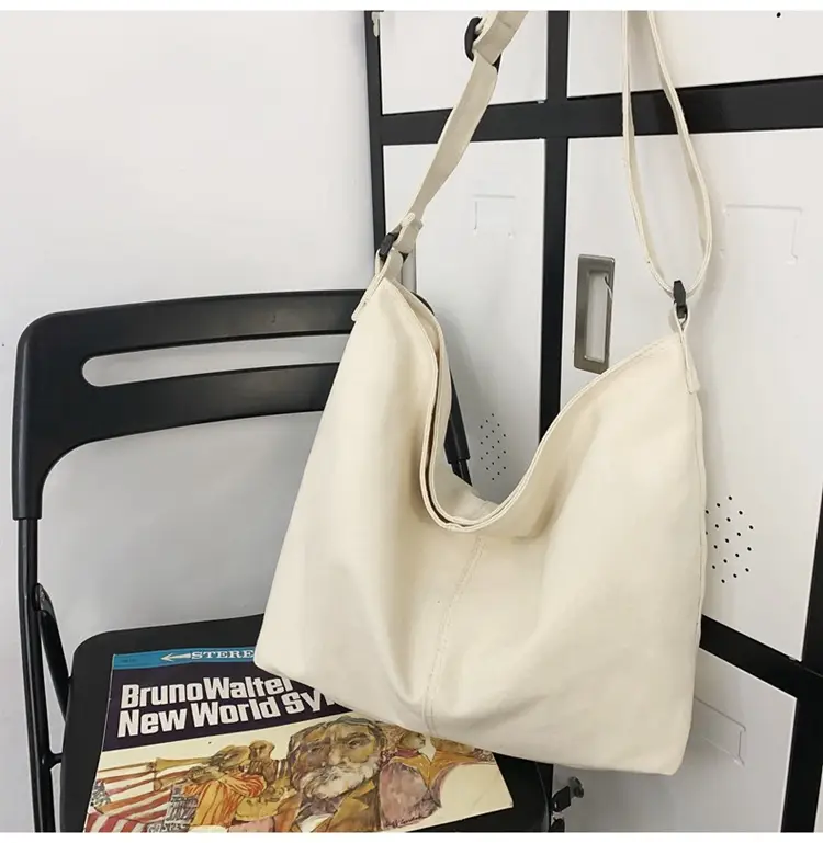 Green Canvas Crossbody Bag for Women College Student Large Capacity — feature 26