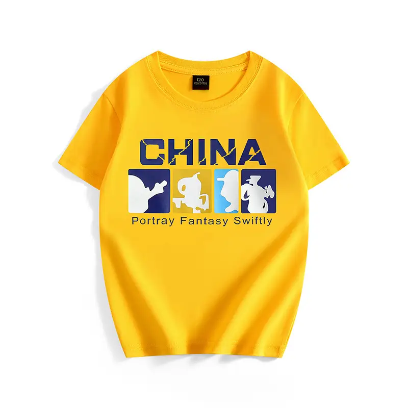 China Graphic T-Shirt for Boys White - Image 4