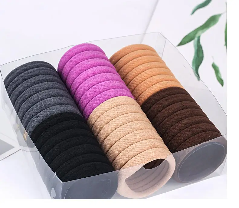 Black Rubber Hair Bands 60 Pcs Pack — feature 10