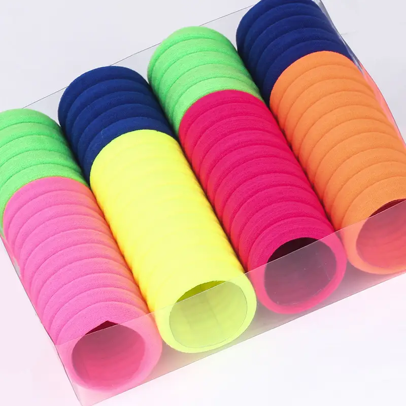 Black Rubber Hair Bands 60 Pcs Pack - Image 19