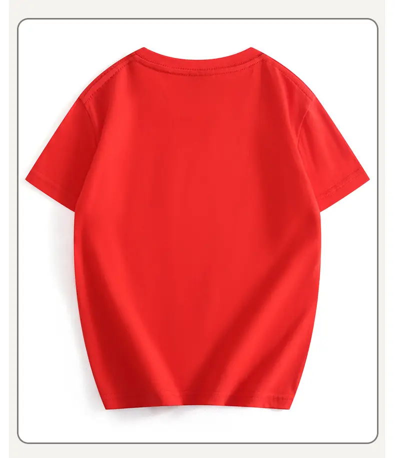 Red Graphic T-Shirt for Boys Girls Summer Wear — feature 35
