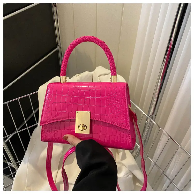 Black Croc Leather Shoulder Bag for Women 2023 — feature 23