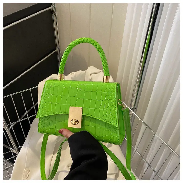 Black Croc Leather Shoulder Bag for Women 2023 — feature 25
