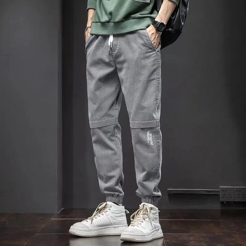 Men Velvet Leg-Tie Pants 2024 Winter Casual Sports - Image 10