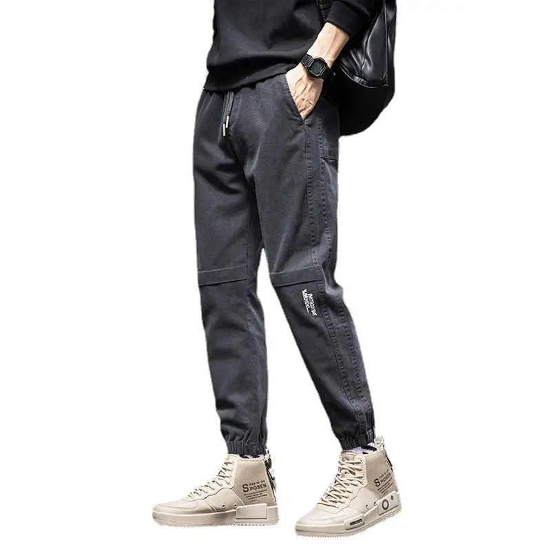 Men Velvet Leg-Tie Pants 2024 Winter Casual Sports - Image 11