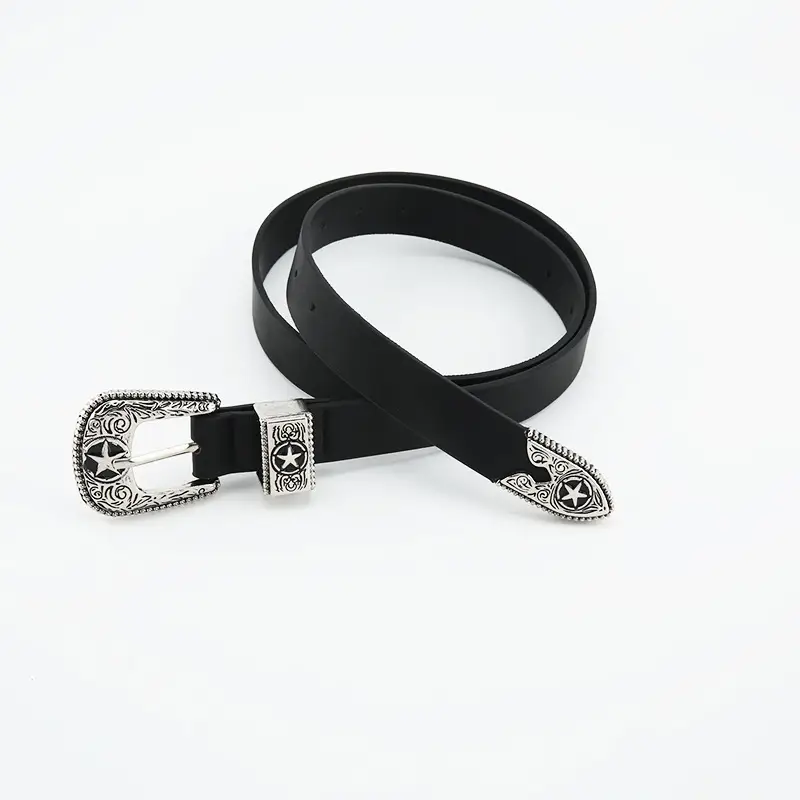 Black Embellished Belt for Women's Wear
