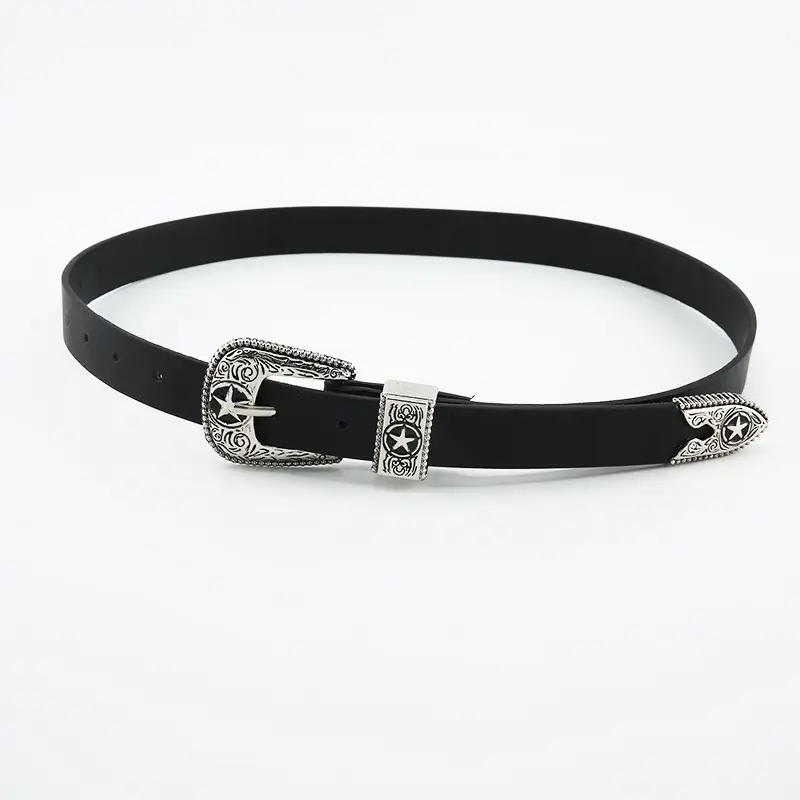Black Embellished Belt for Women's Wear - Image 3