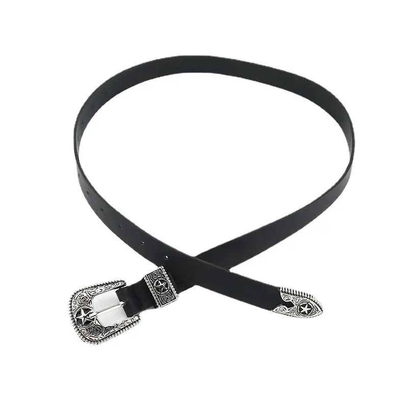 Black Embellished Belt for Women's Wear - Image 5