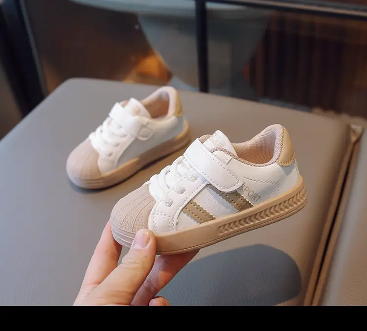 Boys Girls Board Shoes White Spring Kids Kindergarten — feature 14