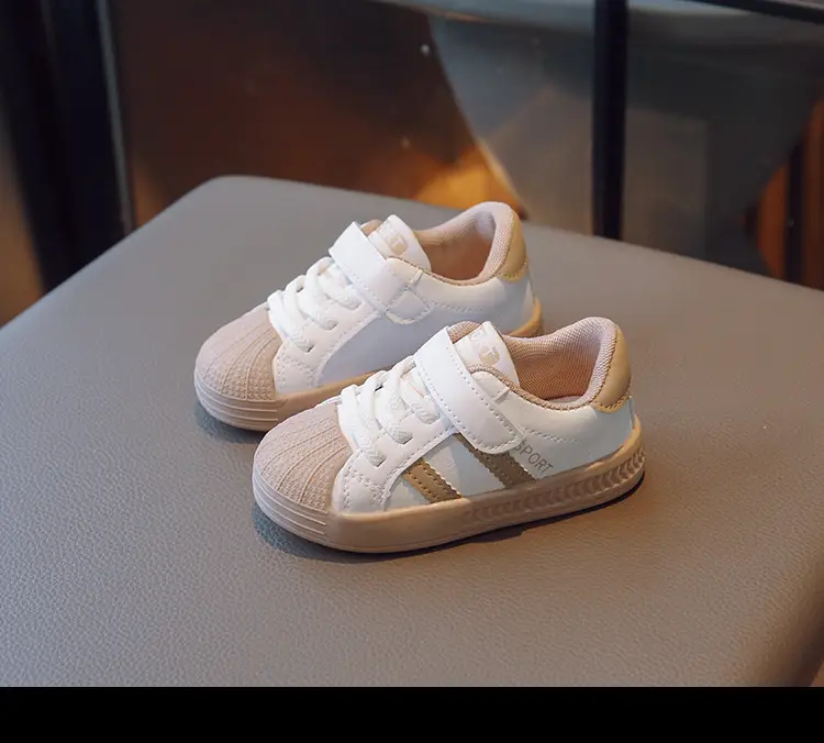 Boys Girls Board Shoes White Spring Kids Kindergarten — feature 16