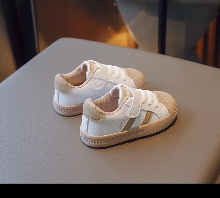 Boys Girls Board Shoes White Spring Kids Kindergarten — feature 17