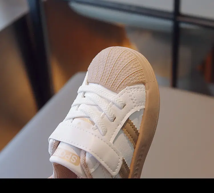 Boys Girls Board Shoes White Spring Kids Kindergarten — feature 23