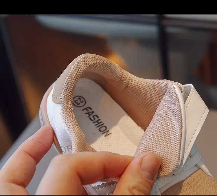 Boys Girls Board Shoes White Spring Kids Kindergarten — feature 25