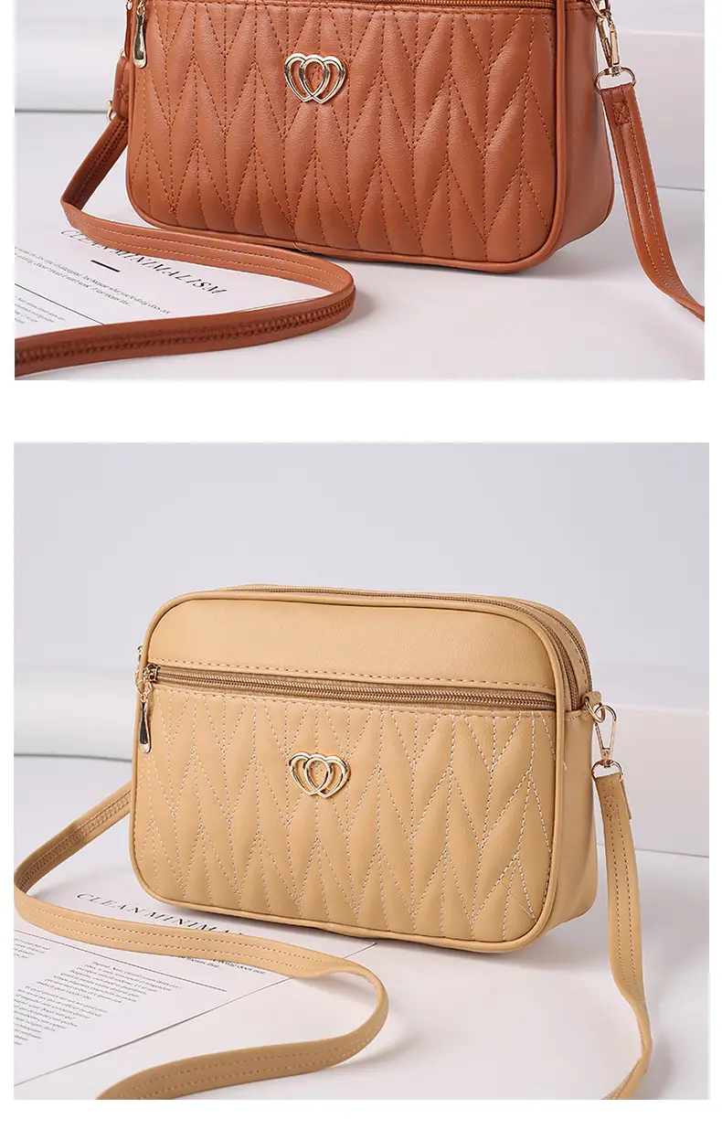 Women Rhombic Crossbody Bag Tan 2023 — feature 36