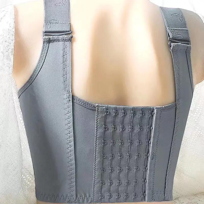 Glossless large size underwear women's fat mm300 kg rimless bra thin body shaping bra E