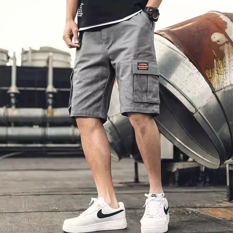 Men's Black Five-Piece Summer Pants Plus Size Quick-Drying - Image 6