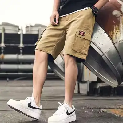 Men's Black Five-Piece Summer Pants Plus Size Quick-Drying - Image 8