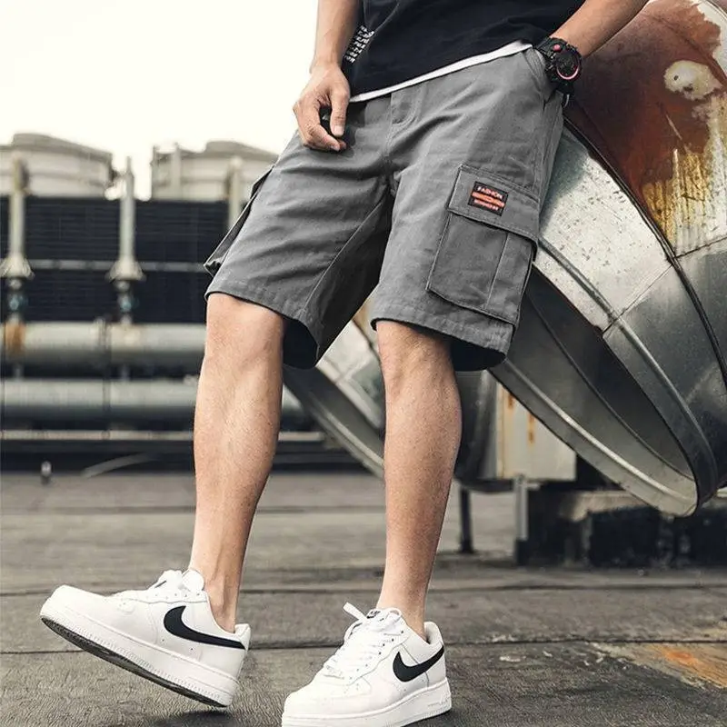 Men's Black Five-Piece Summer Pants Plus Size Quick-Drying - Image 3