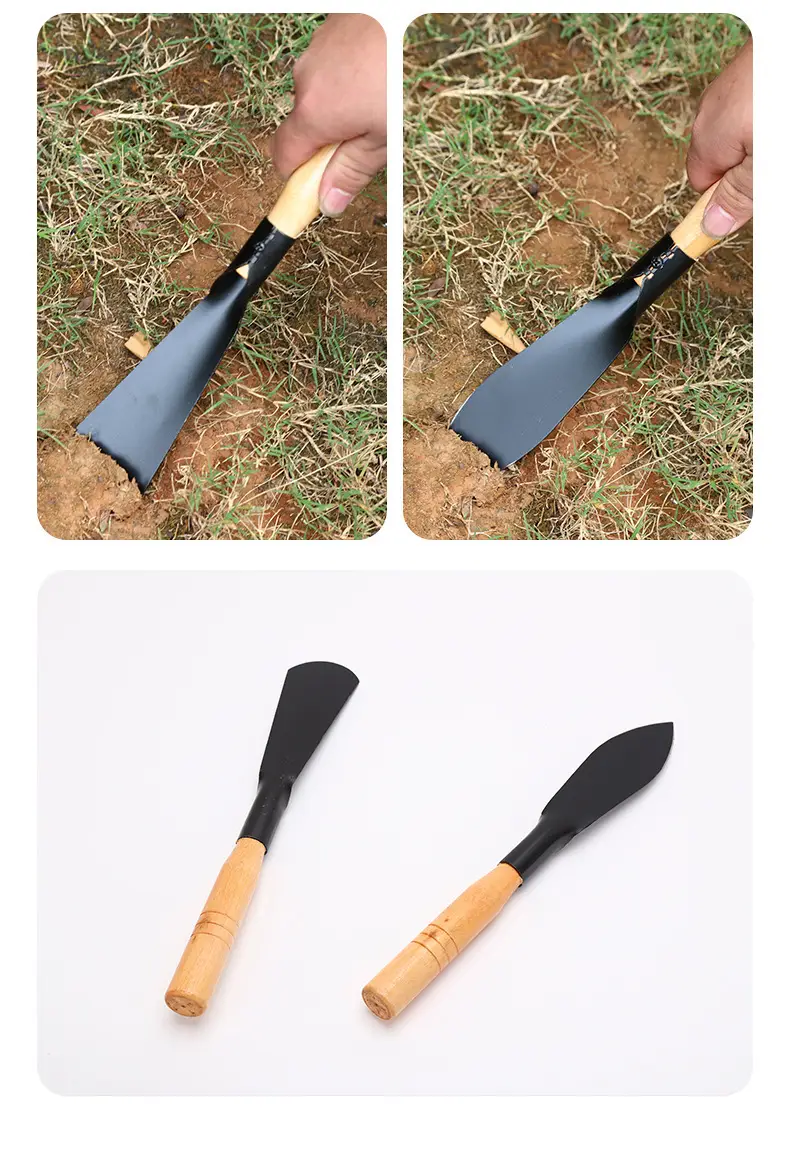 Household Outdoor Flower Cultivation Planting Flower Digging Wild Vegetables Fleshy Potted Small Shovel Gardening Tools Ganhai Gardening Shovel — feature 7
