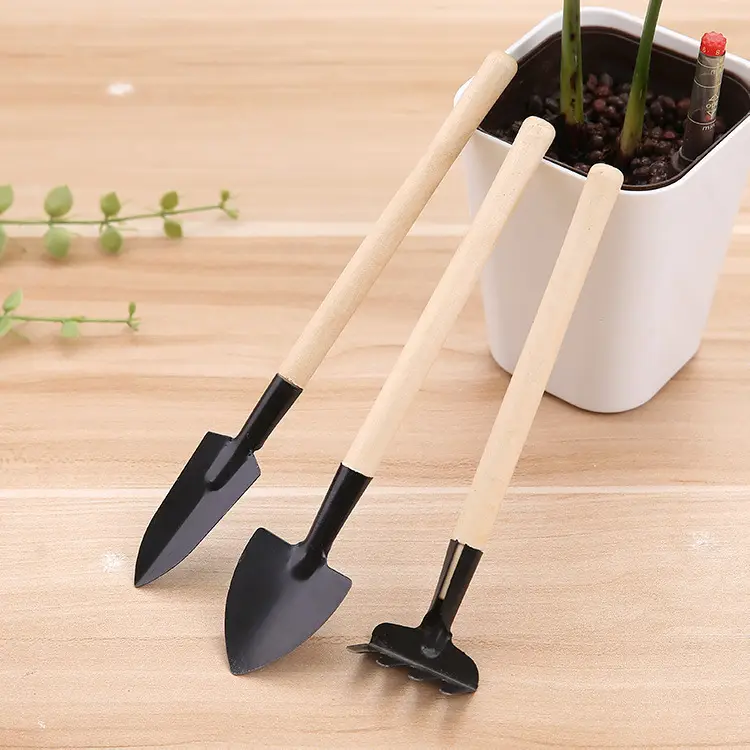 Household Outdoor Flower Cultivation Planting Flower Digging Wild Vegetables Fleshy Potted Small Shovel Gardening Tools Ganhai Gardening Shovel