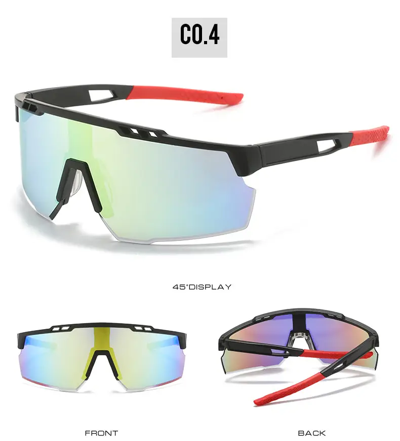 Men Cycling Sunglasses with Colorful Lenses β feature 10