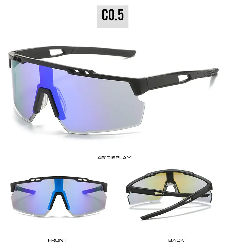Men Cycling Sunglasses with Colorful Lenses β feature 11