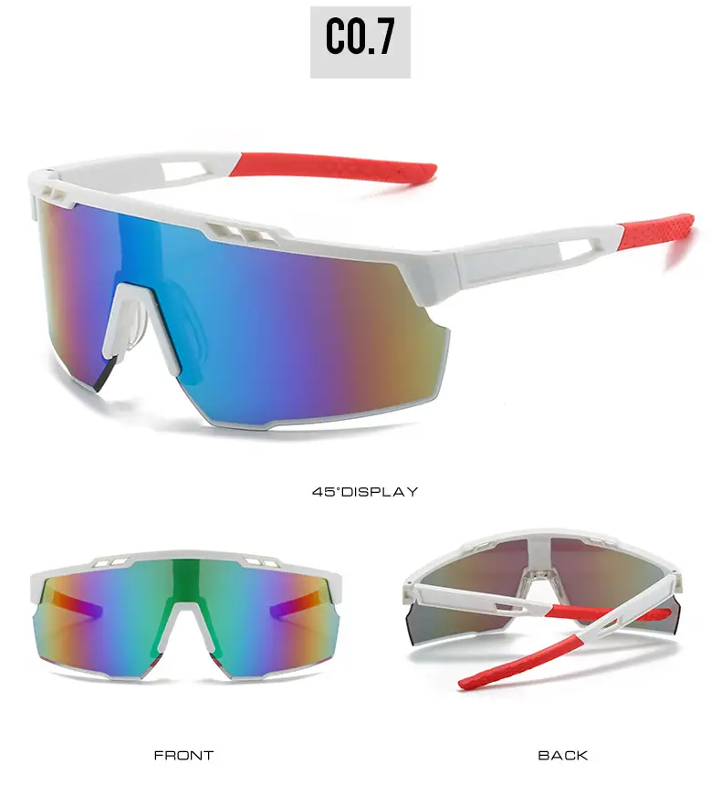 Men Cycling Sunglasses with Colorful Lenses β feature 13