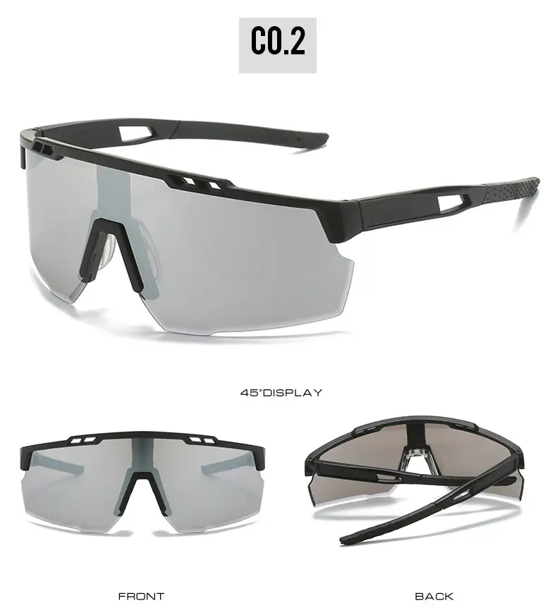 Men Cycling Sunglasses with Colorful Lenses β feature 8