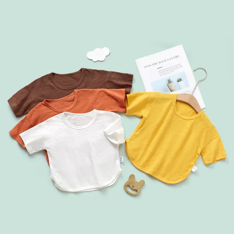 Baby T-Shirt Yellow Blue Summer Short Sleeve - Image 5