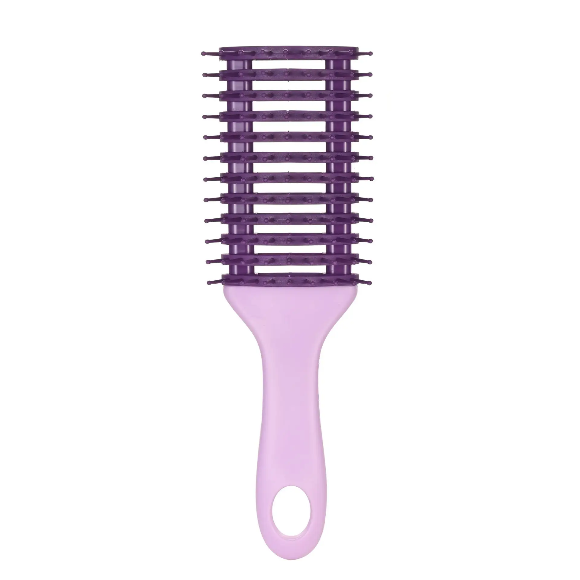 Purple Hair Brush for Curling & Massaging - Image 9
