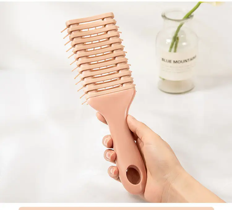 Purple Hair Brush for Curling & Massaging — feature 12