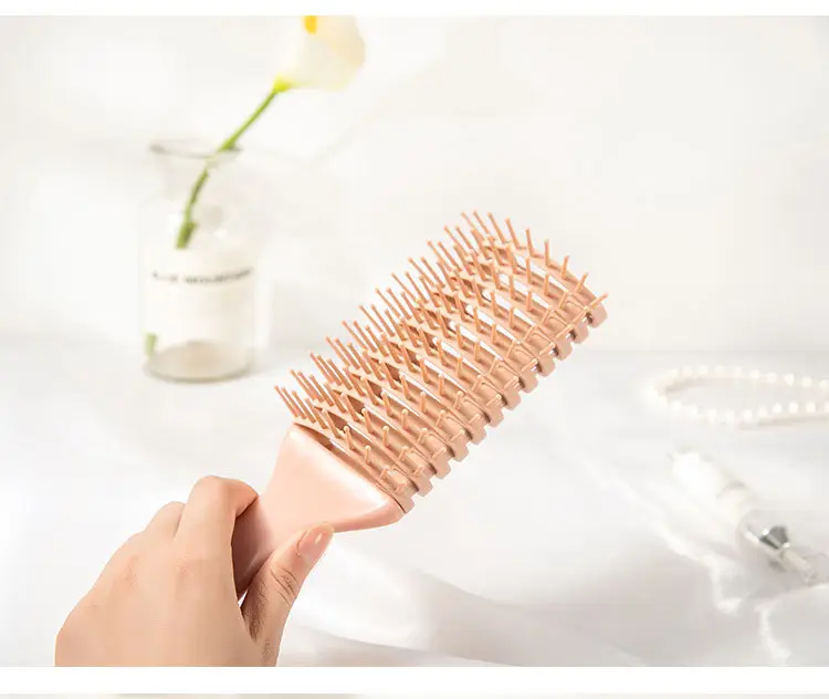 Purple Hair Brush for Curling & Massaging — feature 17