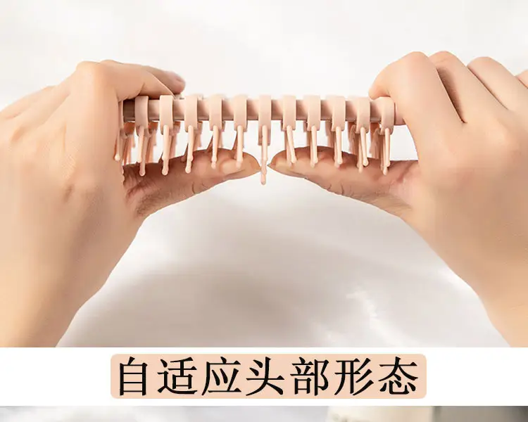 Purple Hair Brush for Curling & Massaging — feature 5