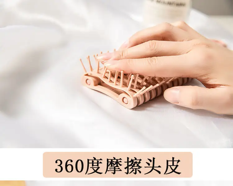 Purple Hair Brush for Curling & Massaging — feature 6