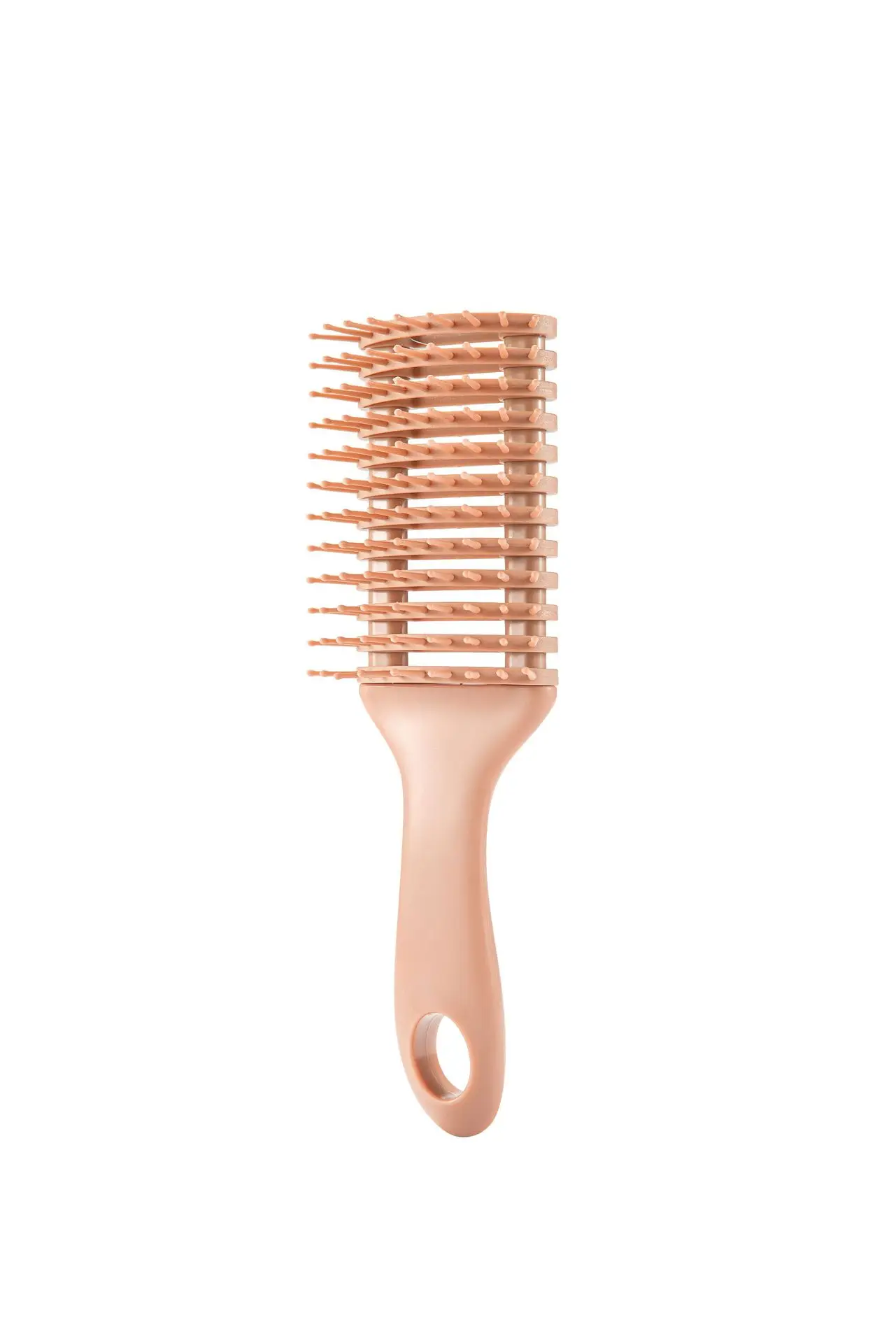 Purple Hair Brush for Curling & Massaging - Image 2