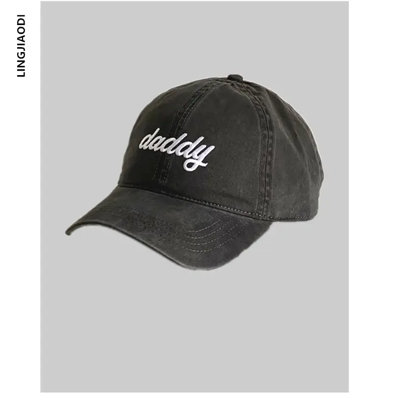 American Style Vintage Washed Big Head Cap for Women - Image 3